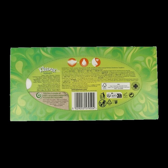 Balsam tissue box 64 Stuks