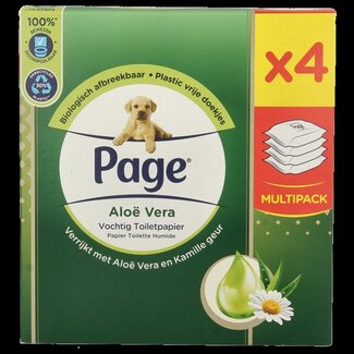 Page Vochtig toiletpapier aloe vera 152 Stuks