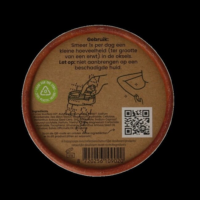 Deodorant sweet roots 45 Gram