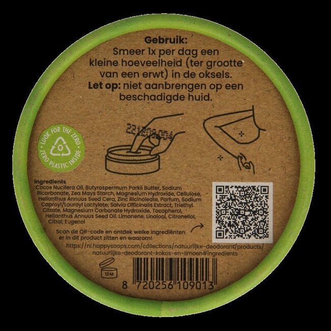 Déodorant noix de coco et citron vert 45 g