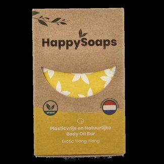 Happysoaps Body oil bar exotic ylang ylang 70 Gram