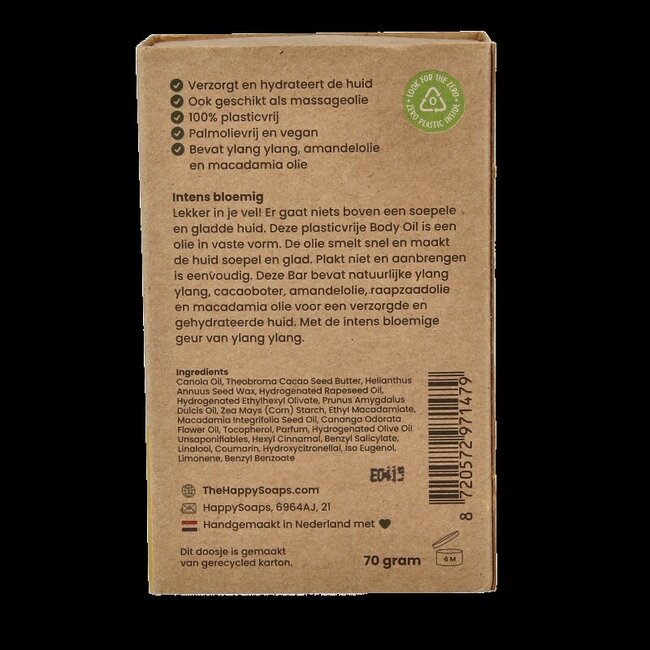 Barre d'huile corporelle ylang ylang exotique 70 g