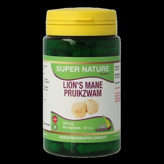SNP Lions mane (pruikzwam) puur 60 Vegetarische capsules