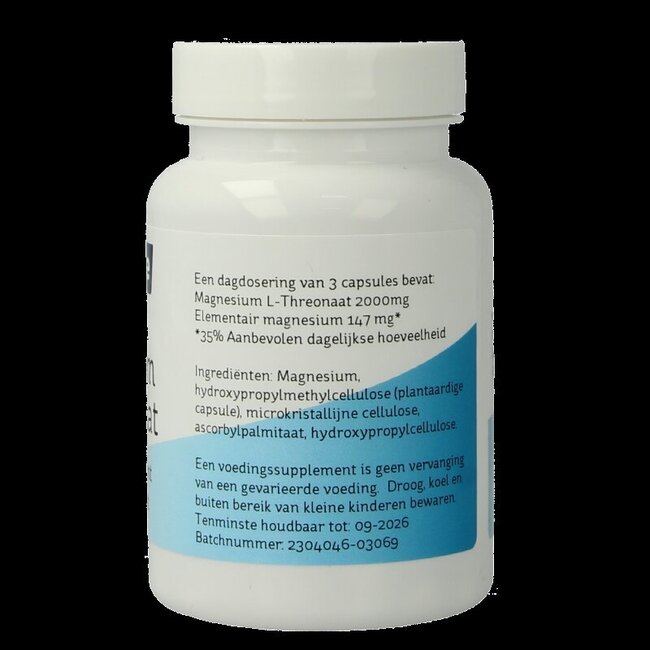 Magnesium L-threonaat 60 Capsules
