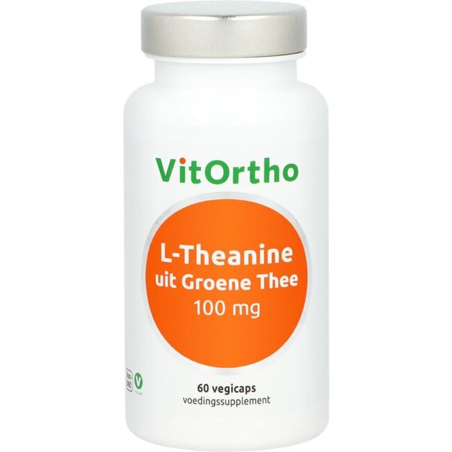 L-Theanine uit groene thee 100mg 60 Vegetarische capsules