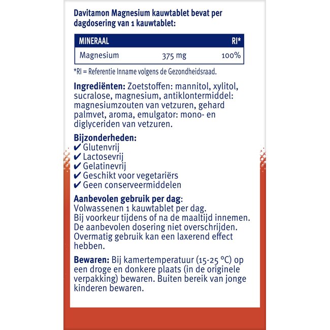 Magnesium 60 Kauwtabletten