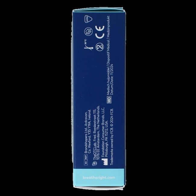 Bandelettes nasales transparentes 30 pièces