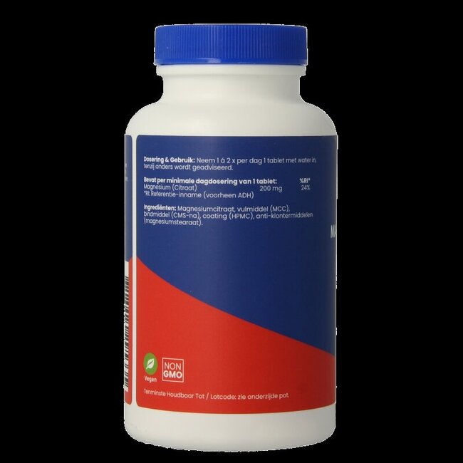 Magnesium citraat 200mg 120 Tabletten