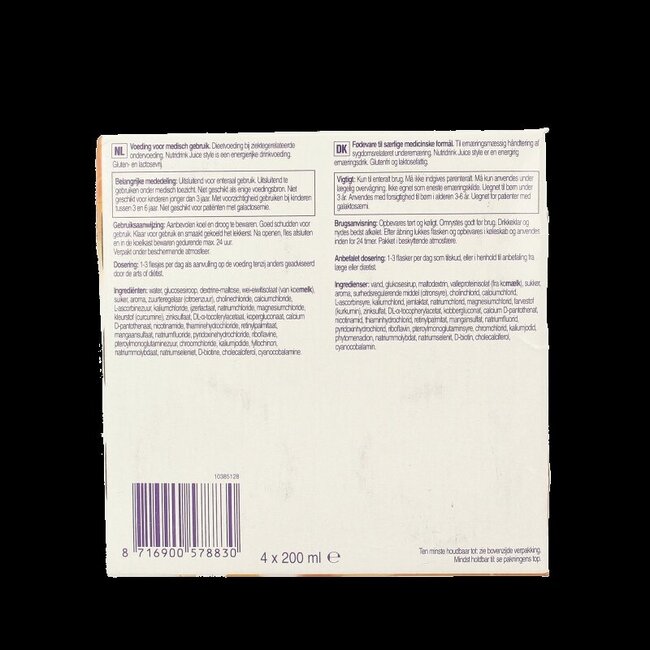 Juice style orange 800 ml