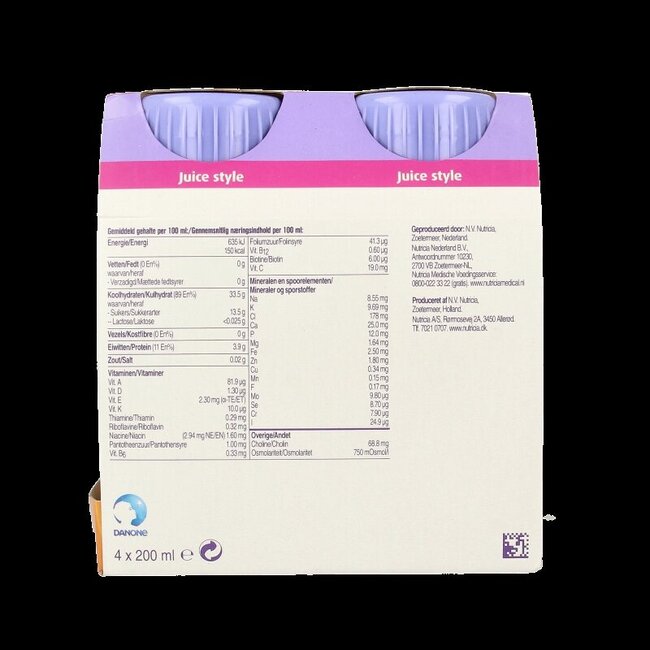 Juice style orange 800 ml