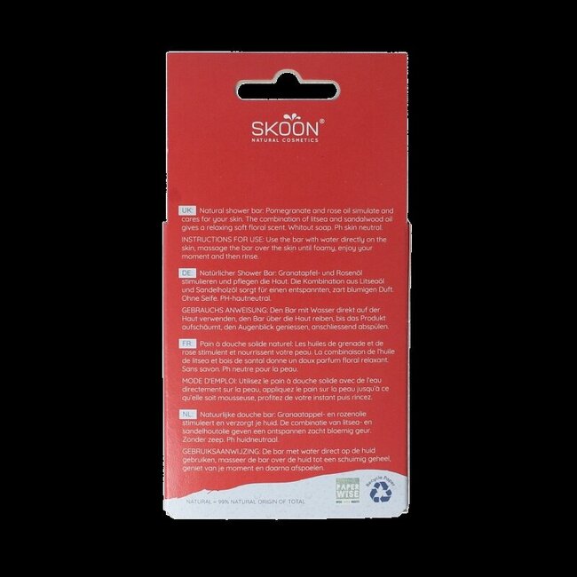 Solid shower flower power 90 Gram