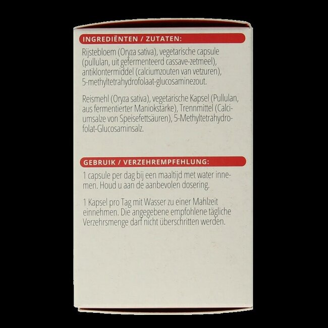 Folate 5-MTHF 400 mcg 100 gélules