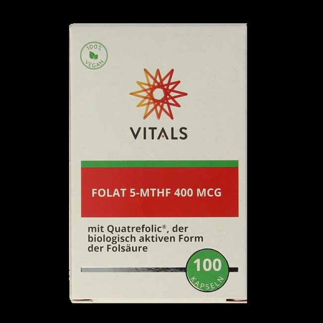 Folate 5-MTHF 400 mcg 100 gélules