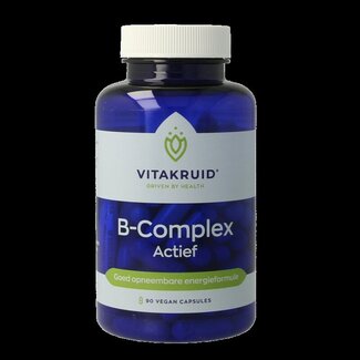 Vitakruid B-Complex Actief met L-Taurine 90 Vegetarische capsules
