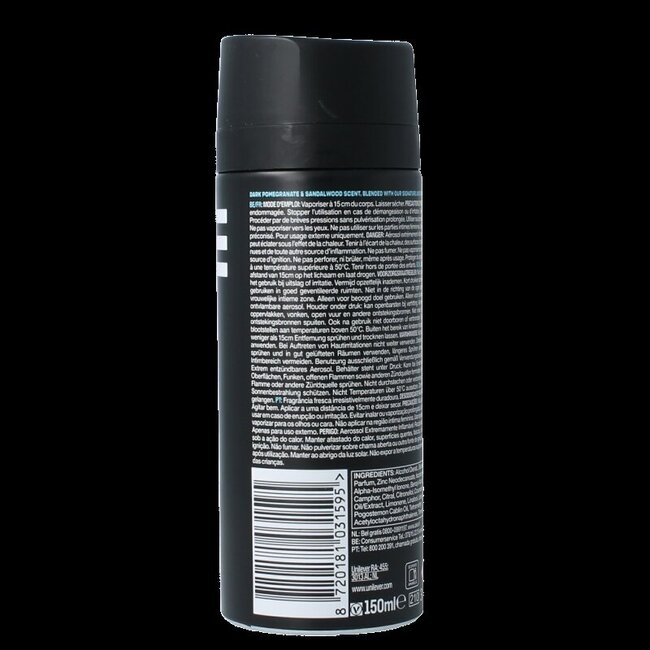 Deodorant bodyspray anarchy 150 Milliliter