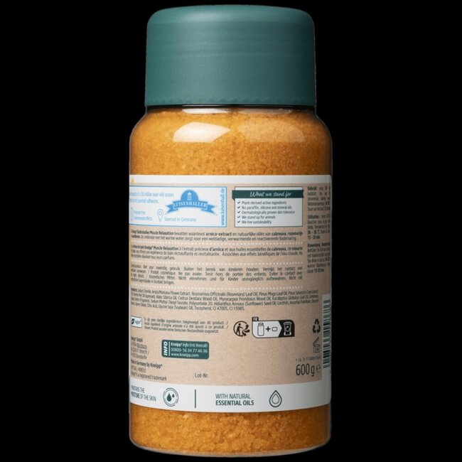 Cristaux de bain relaxation musculaire arnica 600 g