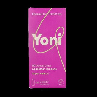 Yoni Tampons super met applicator 14 Stuks
