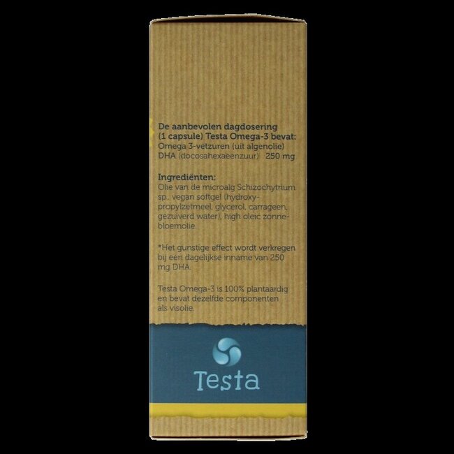 Oméga 3 huile d'algues 250 mg DHA végane 60 capsules végétales