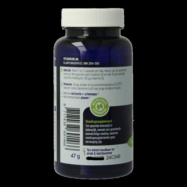 Prostaatformule oa Zaagpalm, Brandnetel & Zink 60 Vegetarische capsules