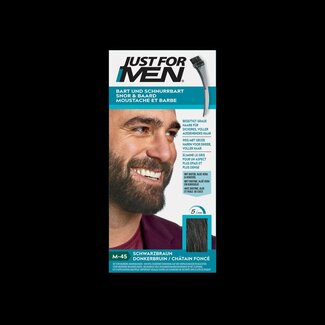 Just For Men Snor & baard donkerbruin M45 24 Gram