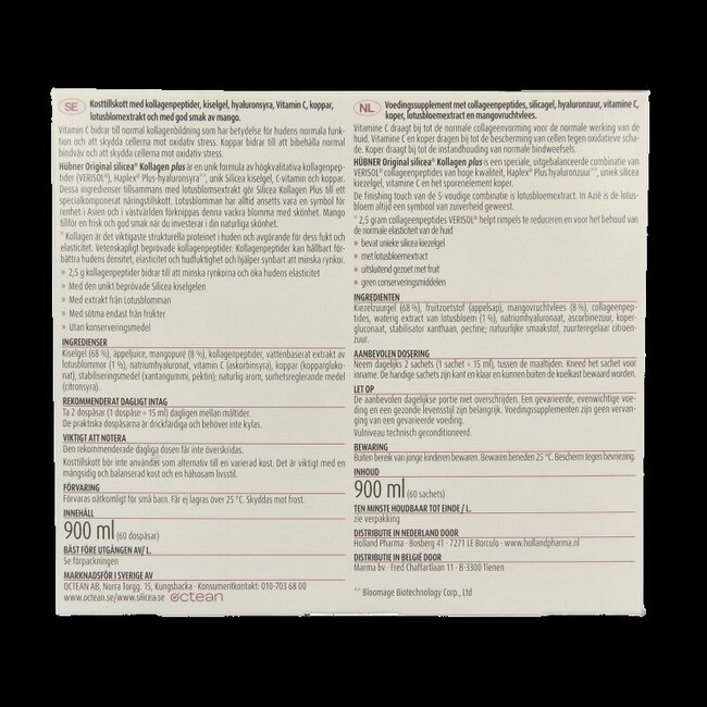 Original Silicea Kollagen Plus Collagène 60 Sachets