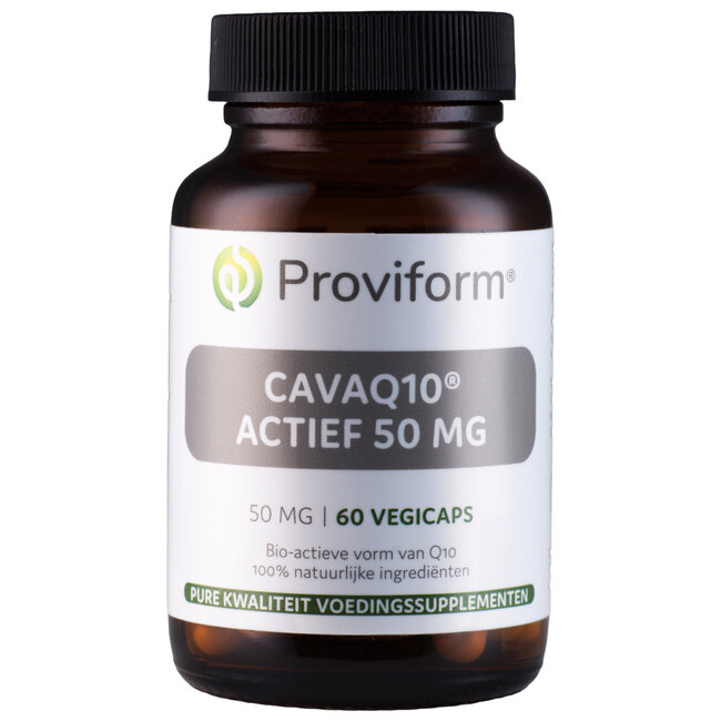 CavaQ10 actief 50mg 60 Vegetarische capsules