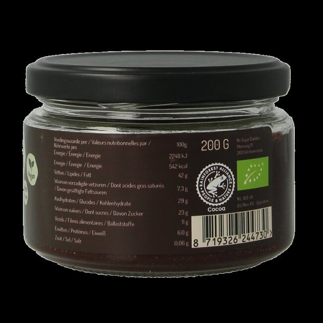 Chocopasta puur bio 200 Gram