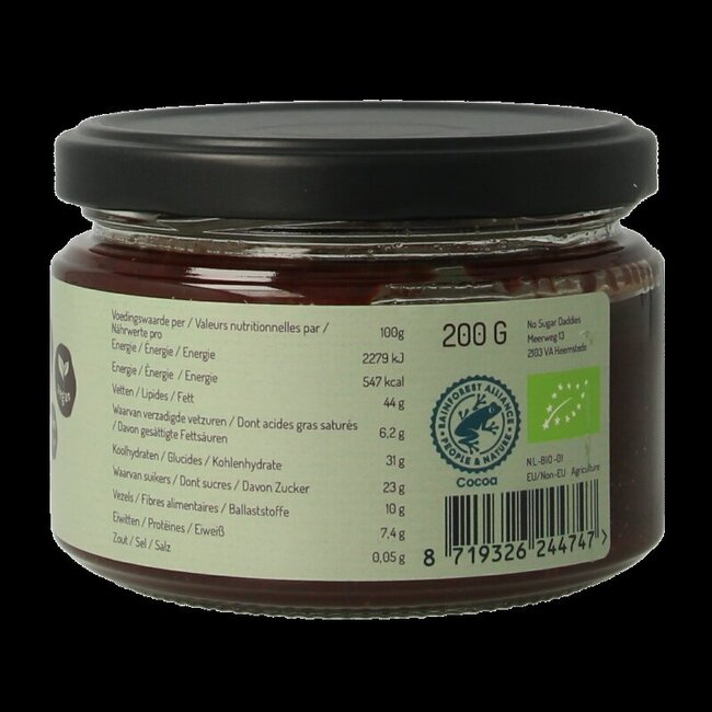 Chocopasta hazelnoot bio 200 Gram