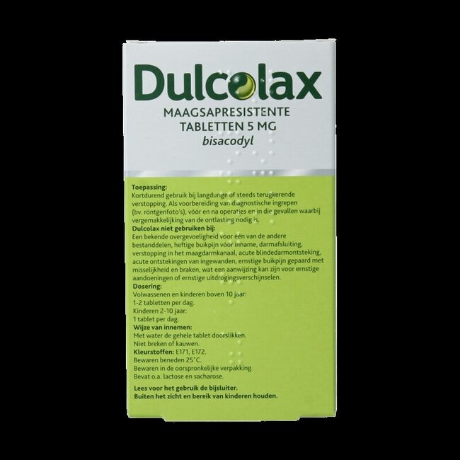 Bisacodyl 5 mg 30 comprimés