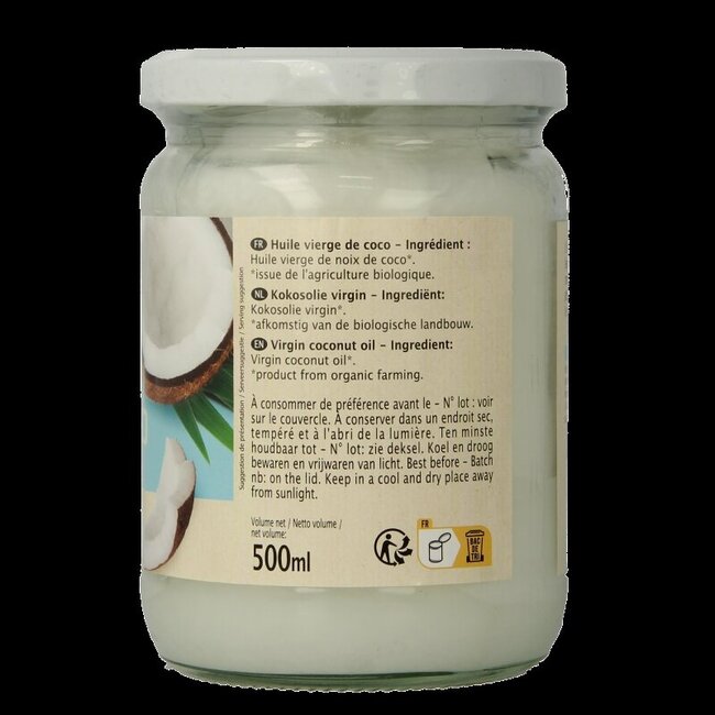 Kokosnoot olie bio 500 Milliliter