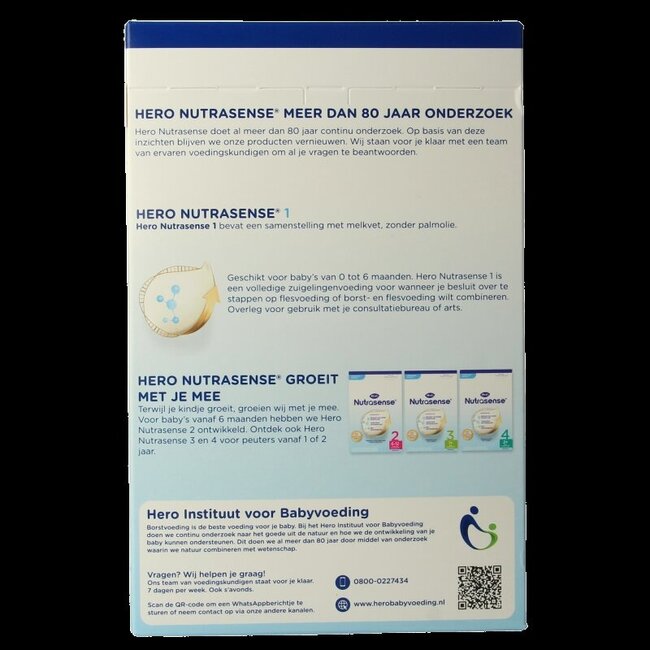 Lait infantile Nutrasense 1 (0-6 mois) 700 Grammes