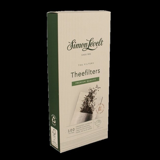 Theefilter groot papier 100 Stuks