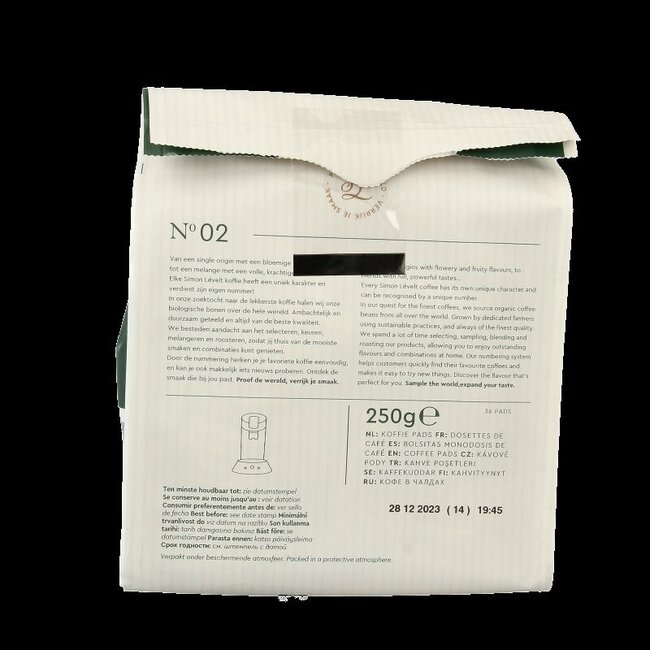 Cafe pads forte superior blend bio 36 Stuks