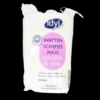 Idyl Disques de coton maxi 50 pièces