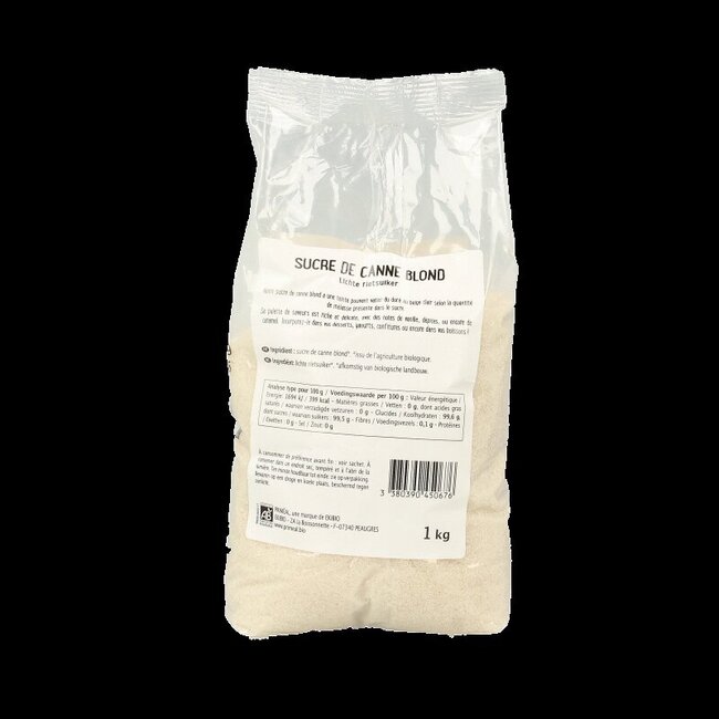Sucre de canne blond bio 1 kg
