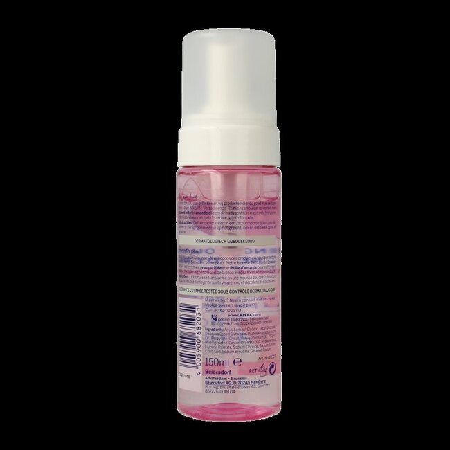 Mousse nettoyante visage peaux sèches 150 ml