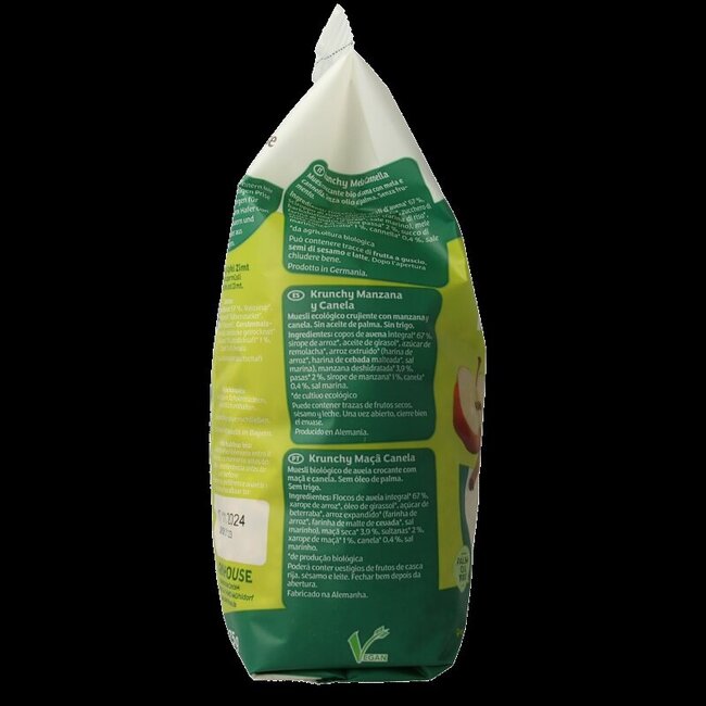 Krunchy pomme cannelle bio 375 Grammes