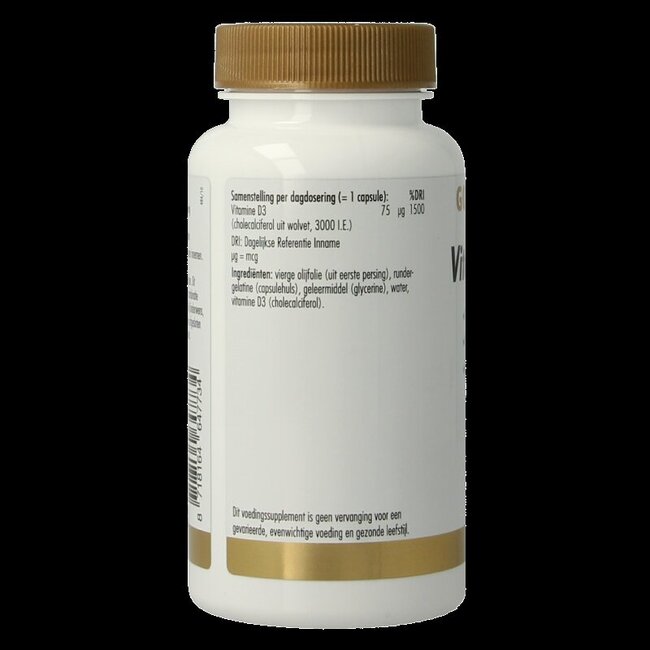 Vitamine D3 75mcg 120 Softgels