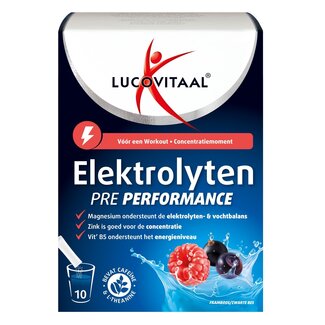 Lucovitaal Sachets d'électrolytes pré-performance 10 sachets