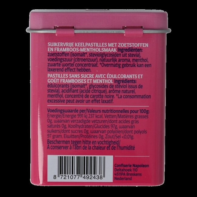 Refresh framboise 72 Grammes