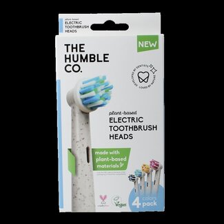 The Humble Co Têtes de brosse à dents végétales, 4 pièces