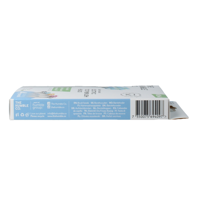 Opzetborstels plantbased 4 Stuks