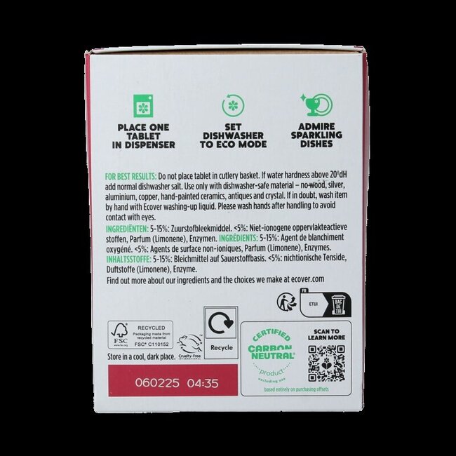 Tablettes lave-vaisselle tout-en-un 45 tablettes