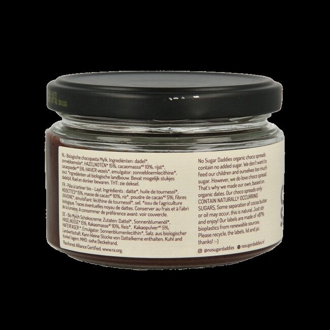 Pâte à tartiner Choco Mylk Bio 200 Grammes