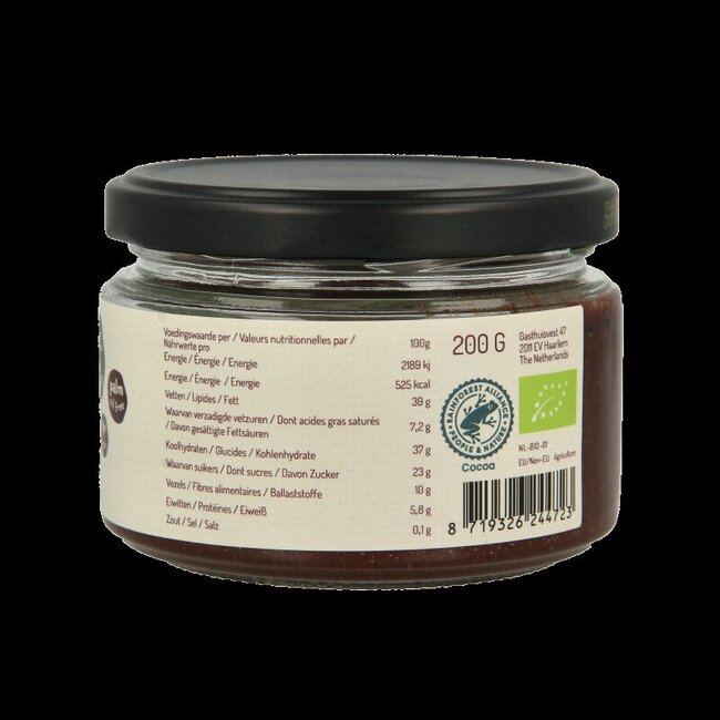 Pâte à tartiner Choco Mylk Bio 200 Grammes