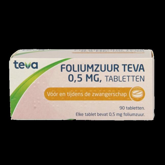 Foliumzuur 0.5mg 90 Stuks