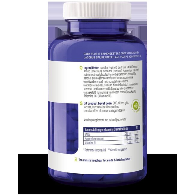 GABA Plus 180 Comprimés Orodispersibles