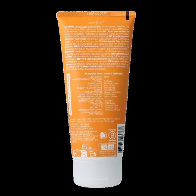 Crème de douche vitalisante à l'argousier 200 ml