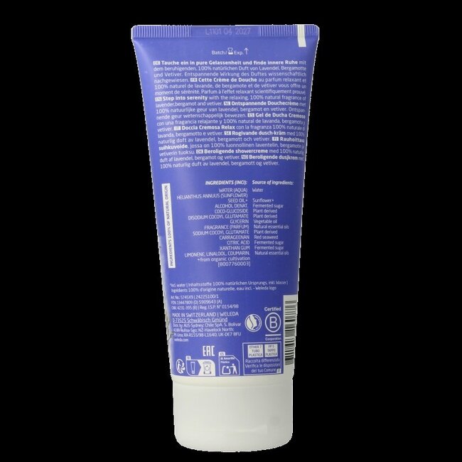 Crème de douche Relax 200 ml