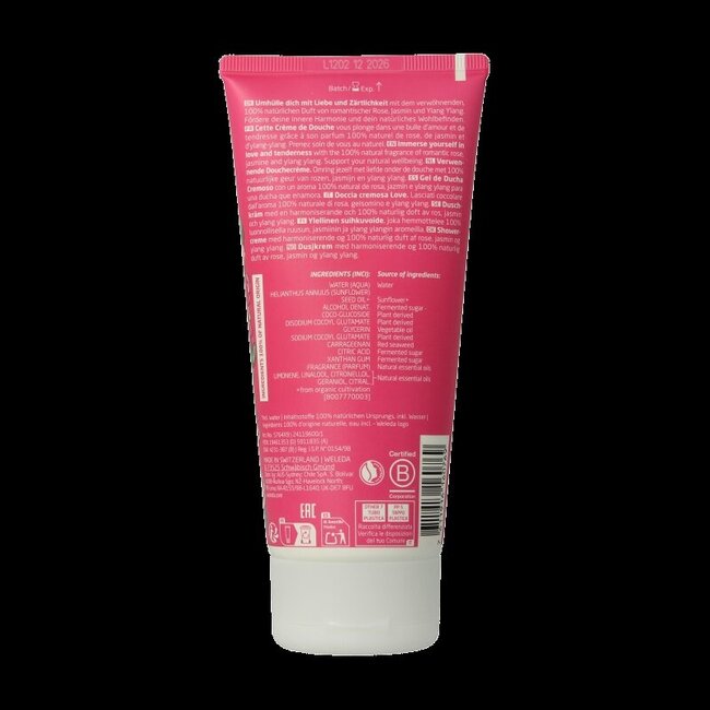 Crème de douche Love 200 ml